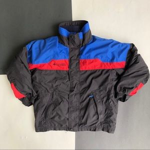 VINTAGE COLUMBIA COLOR BLOCK Windbreaker